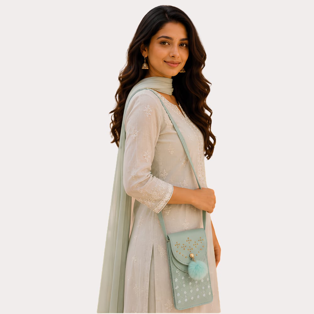 Blush Bloom Mobile Sling Bag