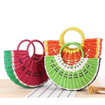 Handmade Women'S Plastic Woven Small Handbag Rattan Straw Beach Bags Female Messenger Cross-Body Travel Tote Bag Handmade Women'S Plastic Woven Small Handbag Rattan Straw Beach Bags Female Messenger Cross-Body Travel Tote Bag