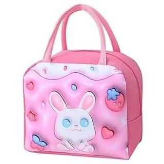 3D Cartoon Lunch Box Bag Portable Handheld Children's Lunch Bag Aluminum Foil Thermal Insulation Waterproof Lunch Bag for Kids Children School Picnic Outdoor (1 Pcs/Multicolor)