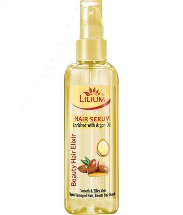 Lilium Hair Serum 50ml | Enriched With Argon Oil | Beauty Hair Elixir | Smooth Silky & Nourishing