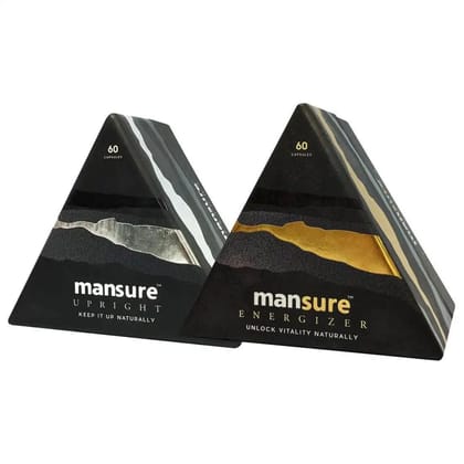 ManSure Combo - UPRIGHT and ENERGIZER Capsules For Men