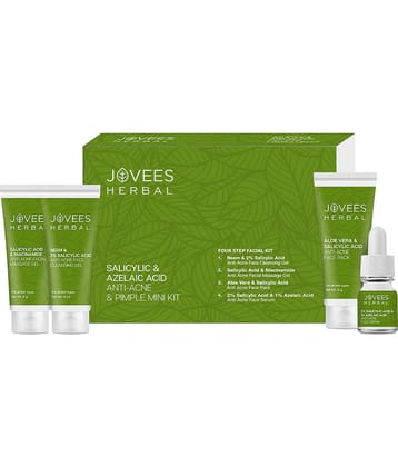 Jovees Herbal Salicylic & Azelaic Acid Anti-Acne & Pimple Mini Facial Kit For Oily 41g (Pack of 1)