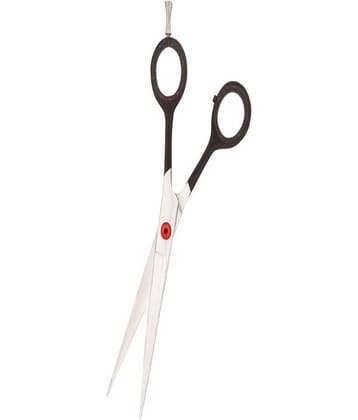 Barber Hair Moustache Stainless Steel Black Scissors For Salon and Personal Use