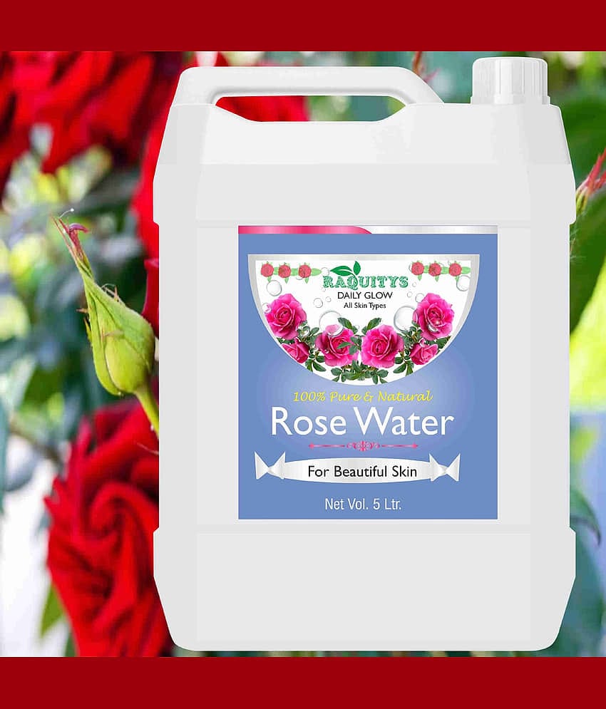 RAQUITYS Rose water face toner for glowing skin for all skin type 1 LITER