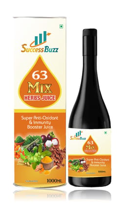 63 Mix Herbs Juice 1000 ML Pack Of 2