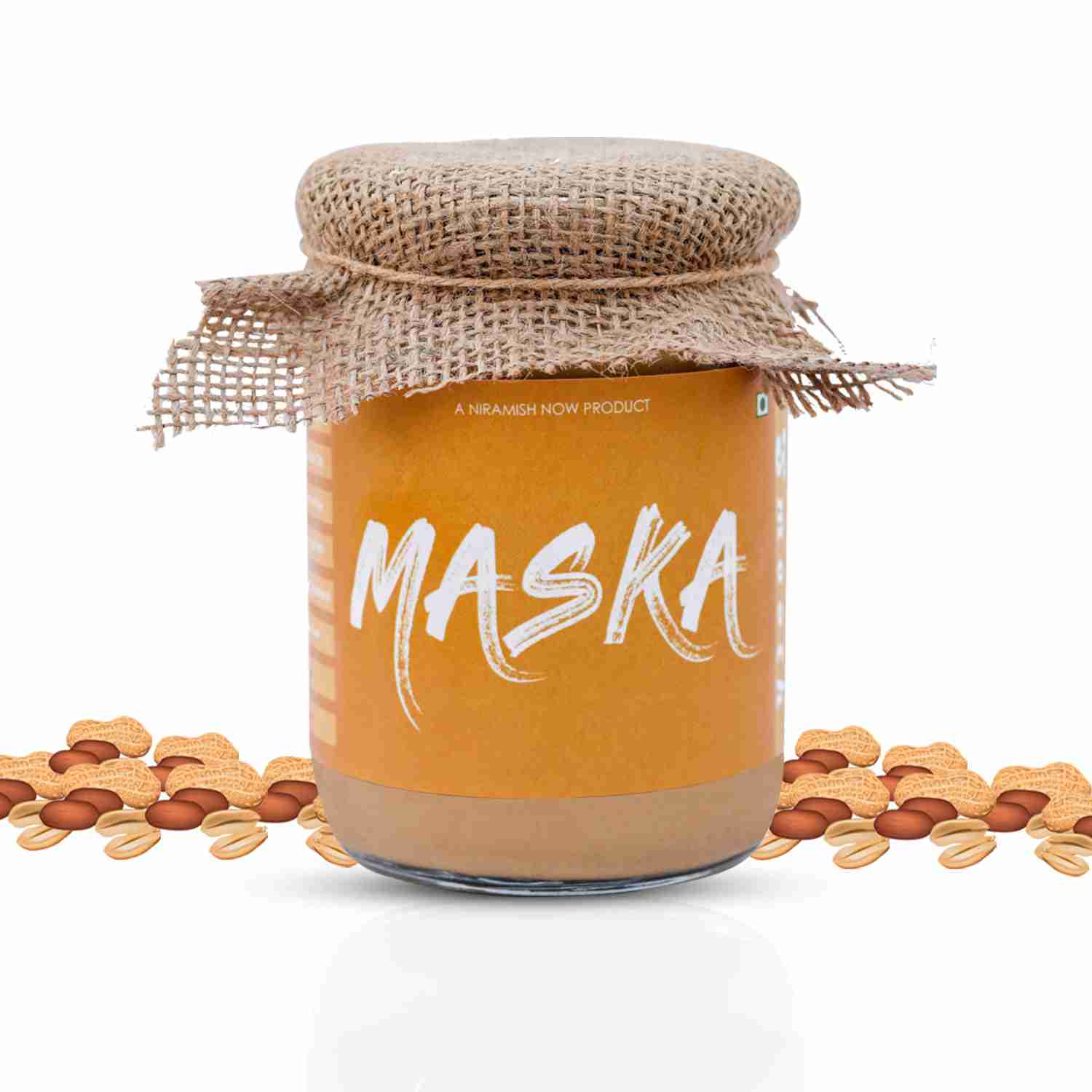 Maska Natural Peanut Butter Smooth 500 G