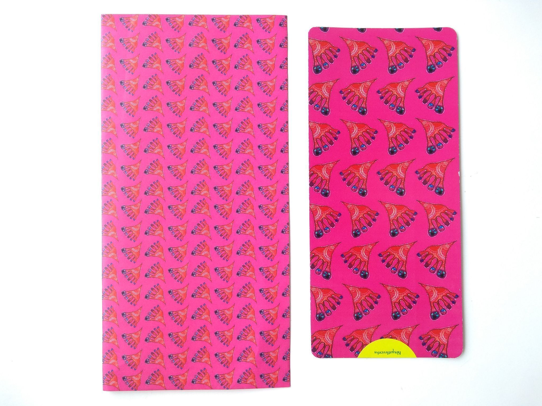 Lakshmi Padam Gift Envelopes and Card - pink