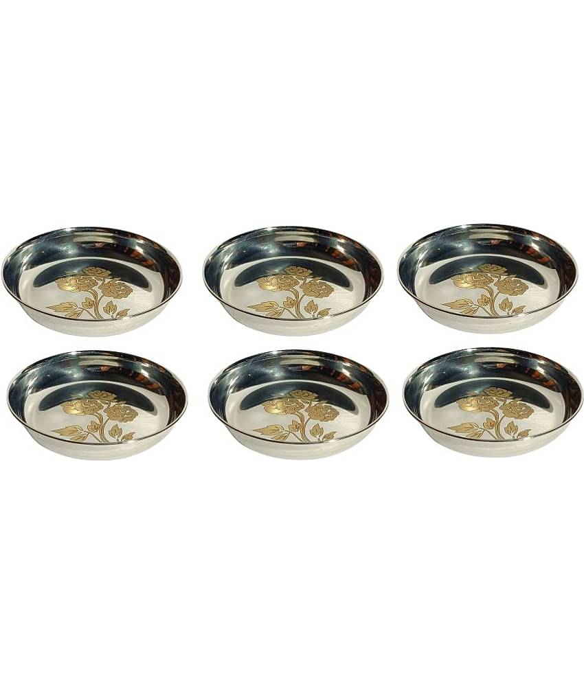 A & H ENTERPRISES - Stainless Steel Dessert Bowl 100 mL ( Set of 6 )