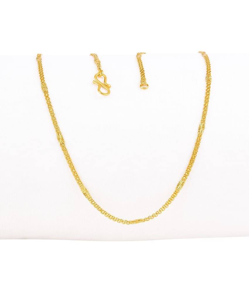 FASHION FRILL - Gold Plated Chain ( Pack of 1 )
