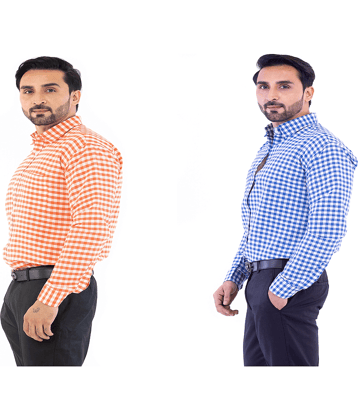 DESHBANDHU DBK - Multicolor Cotton Regular Fit Men's Casual Shirt ( Pack of 2 )