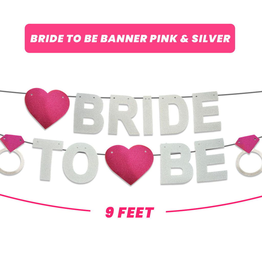 Wanna Party Bride To Be Props & Banner For Bachelorette Party - Bride To Be Banner - Party and Festive Needs | Buy online on ZillyBuy