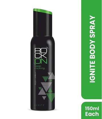 Rockon Ignite Deodorant Spray for Unisex 150 ml ( Pack of 1 )