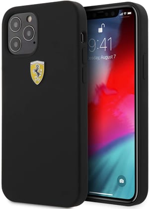 Premium Ferrari Phone Case By iSerieshub Compatible for iPhone-iPhone 13 Pro Max / Black
