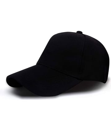 Alamos Black Cotton Women's Cap ( Pack of 1 )