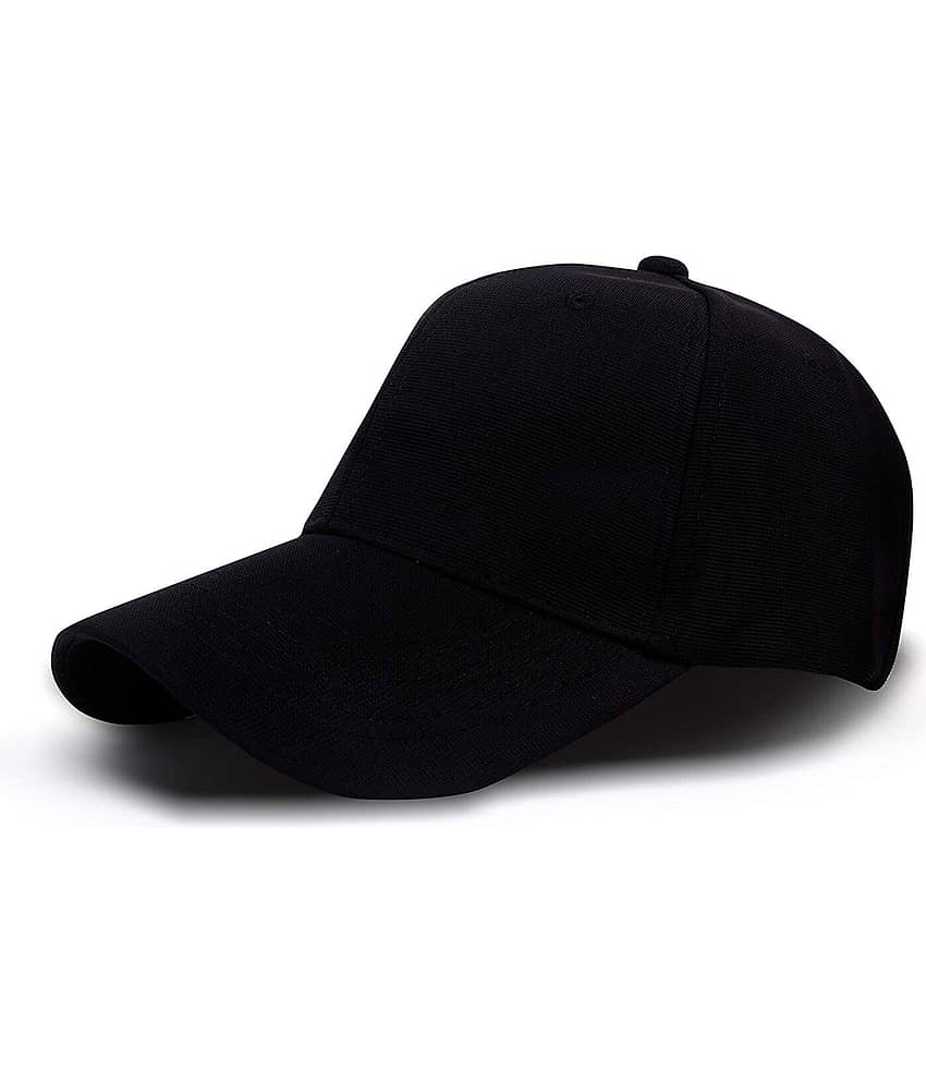 Alamos Black Cotton Women's Cap ( Pack of 1 )