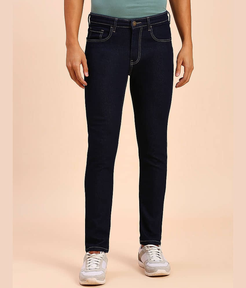 HJ HASASI Regular Fit Solid Men's Jeans - Indigo Blue ( Pack of 1 )