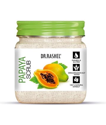 DR.RASHEL PAPAYA FACE and BODY SCRUB For MEN and WOMEN (380 ml, Pack of 1)
