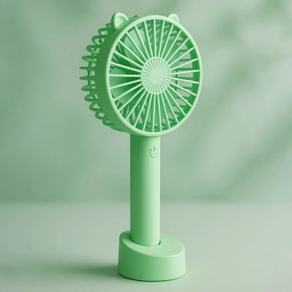 Portable Classic Hand Fan - Stay Cool Anywhere You Go (COLOUR - GREEN) by Ruhi Import Store