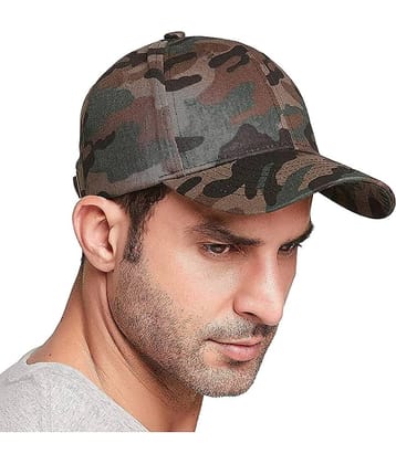 Zacharias - Cotton Blend Navy Men's Cap ( Pack of 1 )