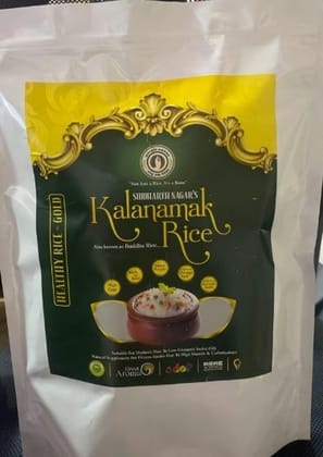 Kalanamak Rice Gold ( High Zinc, More iron, contain Omega 3&6, micronutrients like Anthocyanin and Vitamin) Low Glycemic Index