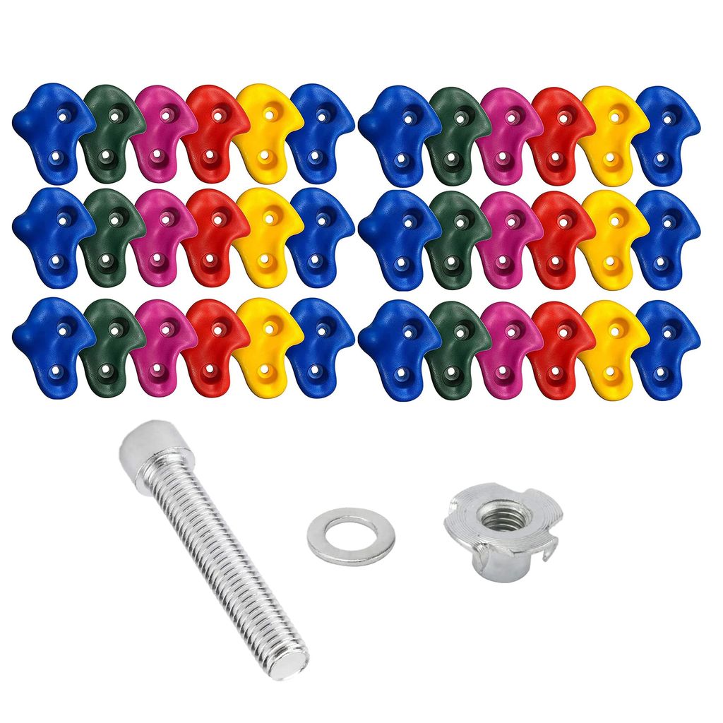 Reznor Premium Climbing Holds Set for Rock Climbers - Durable Stone-Inspired Grips