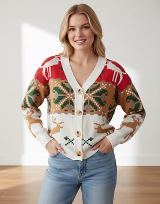 WOMEN SOFT WOOLEN CARDIGAN