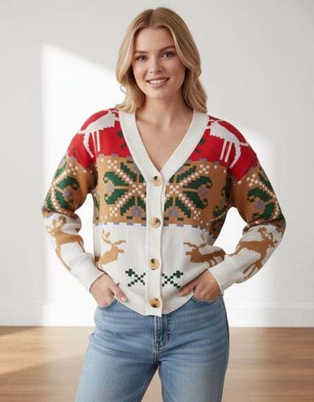 WOMEN SOFT WOOLEN CARDIGAN