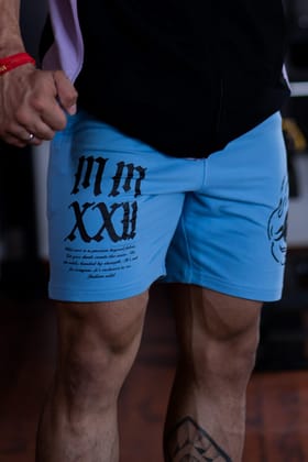 Infinity Fiery Bull Shorts (SKY BLUE)-S