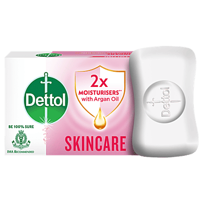 Dettol skincare 2x moisturiser with organ oil soap