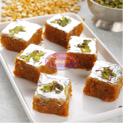 VIPUL DUDHIYA SWEETS Kesar Mohanthal, 500 gm