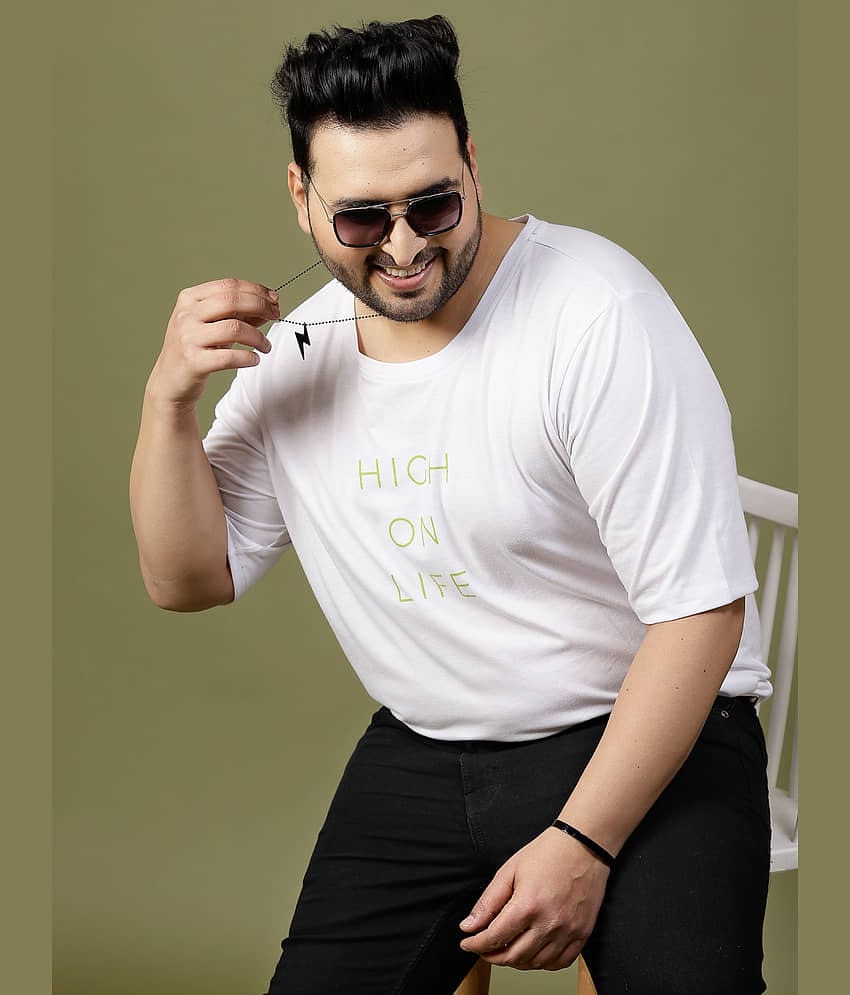 Rigo Pack of 1 Cotton Oversized Fit Men's T-Shirt ( Green )