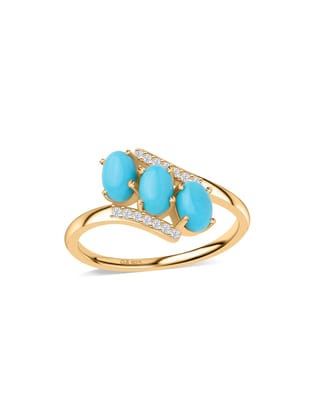 Turquoise Trilogy Ring-12
