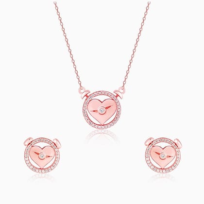 Rose Gold I Miss You Set