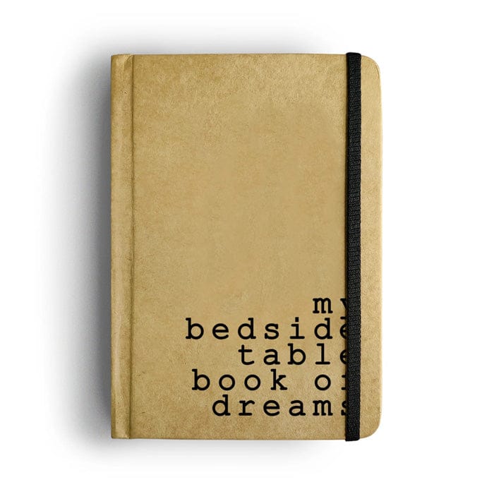 Mooch Hardcover Unruled Diary A5 ��� My Bedside-BUFF CARTRIDGE