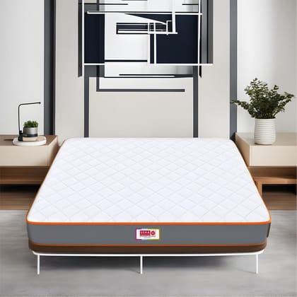 Usha Shriram 7-Zone Dual-Hard and Soft 5 inch Single High Resilience (HR) Foam Mattress (L x W: 72 inch x 30 inch)