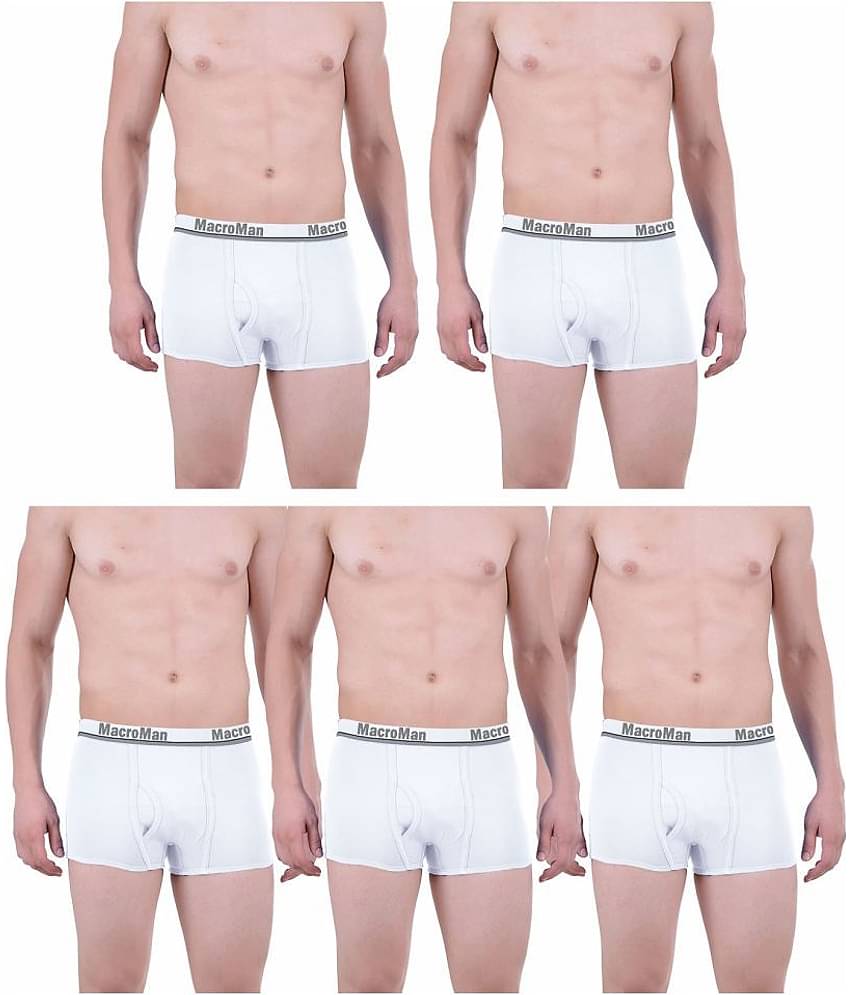 Rupa White Trunk Pack of 5