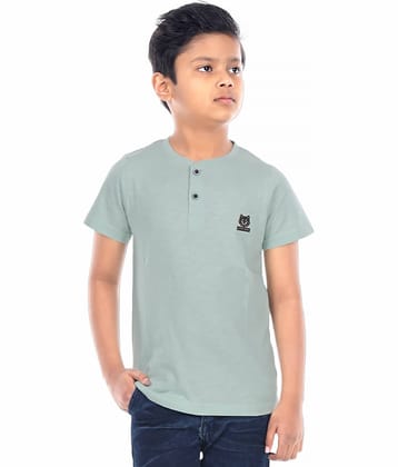3PIN Pack of 1 Boys Cotton T-Shirt ( Green )