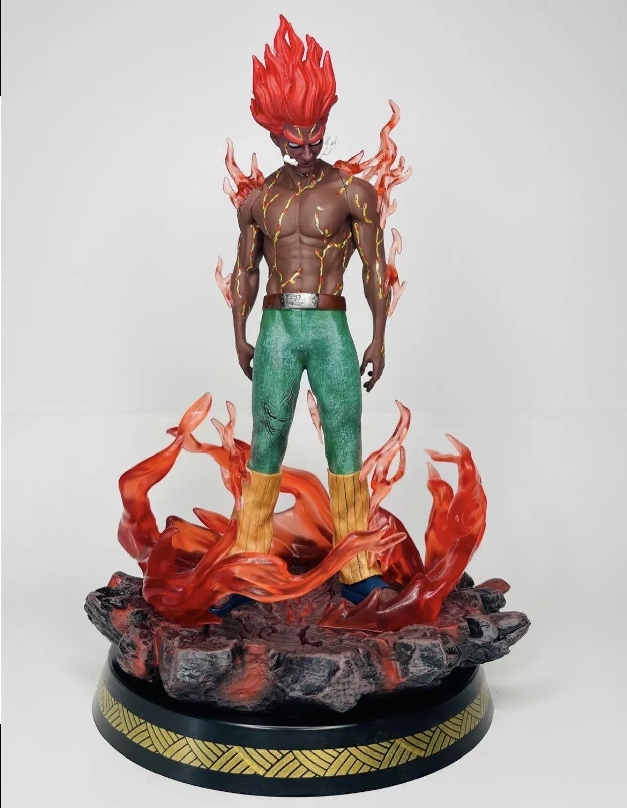 Naruto Might Guy Sensei Eight Gates Action Figure - 30 Cm (Eyes Light Up)