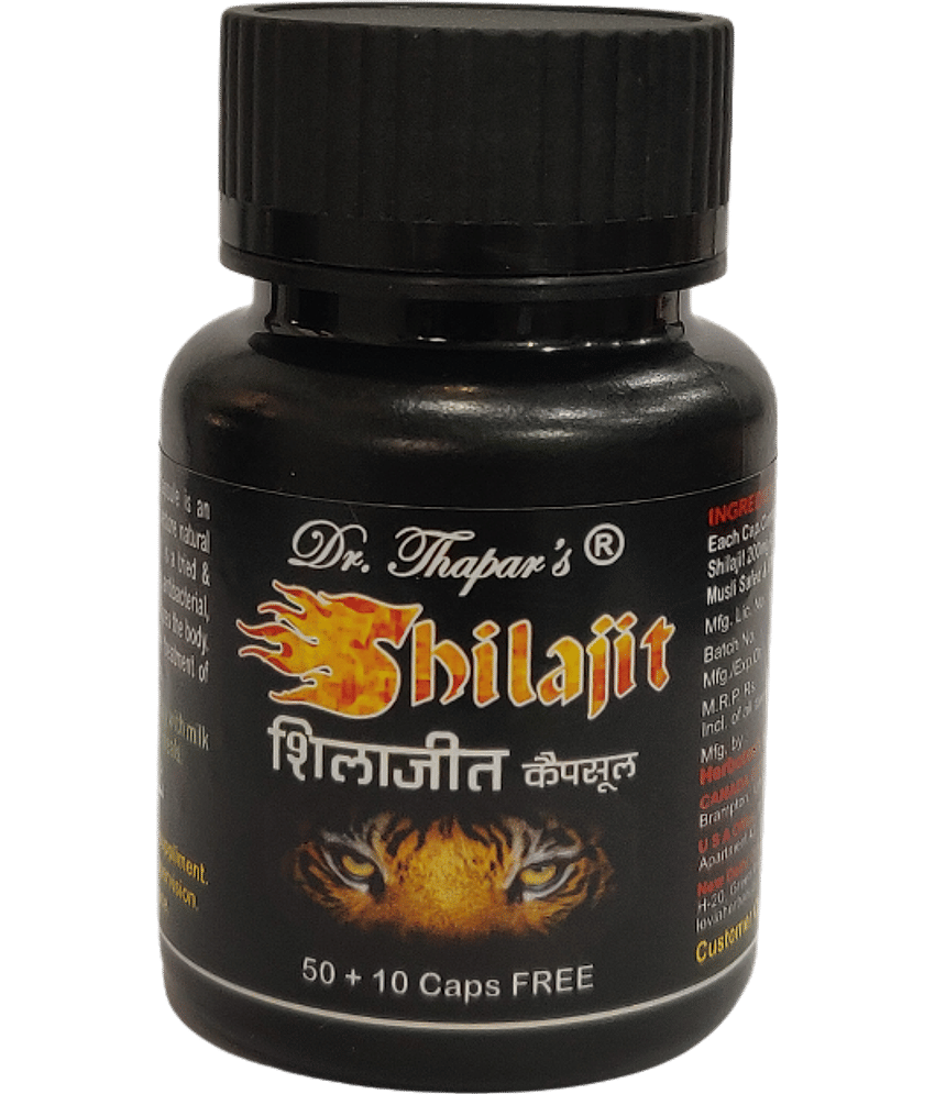 Dr. Thapar'S Shilajit Capsule 50+10 Free