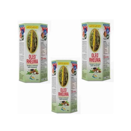 GH Looloo Oleo Rheuma Pain Relief Oil, 50 ml-Pack of 3