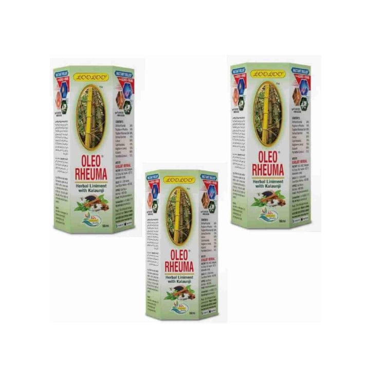 GH Looloo Oleo Rheuma Pain Relief Oil, 50 ml-Pack of 3
