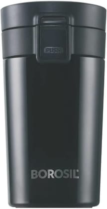 Borosil Hydra Coffeemate 300 ml Stainless Steel Travel Mug | 8 Hours Hot & 14 Hours Cold Borosil Hydra Coffeemate 300 ml Stainless Steel Travel Mug | 8 Hours Hot & 14 Hours Cold