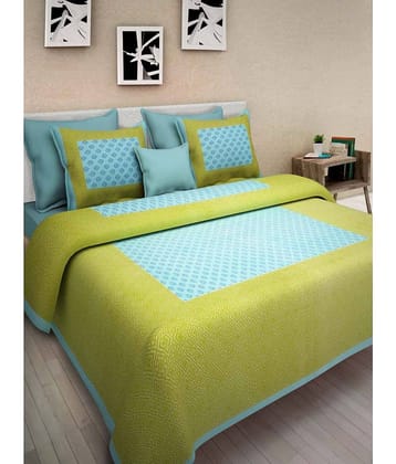 Uniqchoice Cotton Double Bedsheet ( Multi )