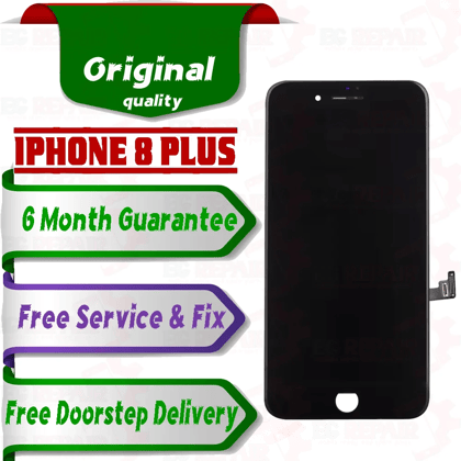 Apple iPhone 8 plus  (display glass combo folder) Mobile Display LCD Screen With Touch..