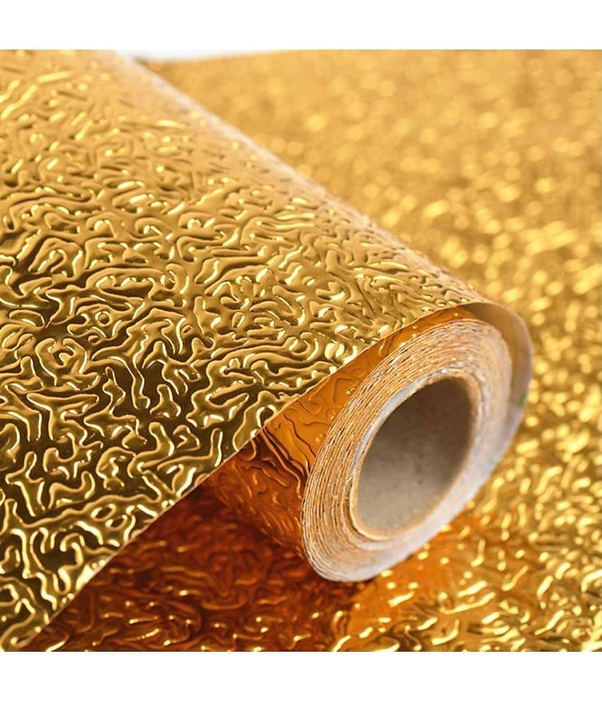 Geeo Gold Foil Wallpaper 60cm x 2m (Pack of 1)