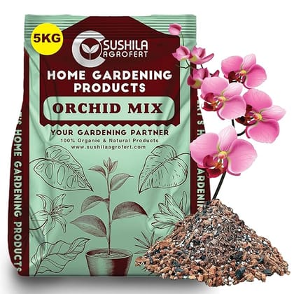 SUSHILA AGROFERT Orchid Mix Granule- 5Kg Useful For Orchid Plants