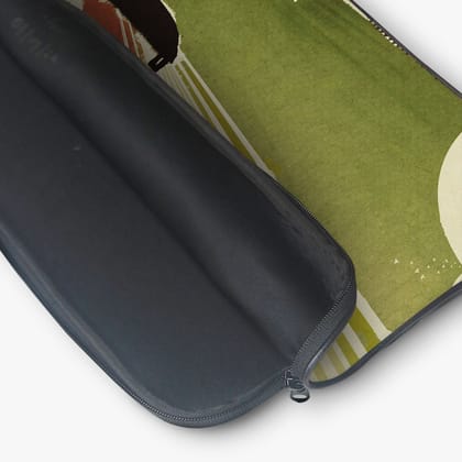 "Vibrant Bold View" Laptop Sleeves:Bold Modern Design for Every Size-17" / Black