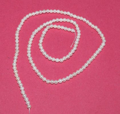 Natural Freshwater Round Pearl Oysters Loose Beads for  Craft & Jewelry Making.  FWP-003-Per String Of Approx 140 Pcs / 3 MM