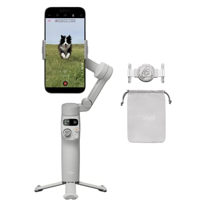 DJI Osmo Mobile 7 Gimbal Stabilizer for iPhone, Android, Built-in Tripod, Ultra-Light, 3-Axis Phone Gimbal,Activetrack 7.0,One-Tap Edit,Phone Charging Vlogging Stabilizer YouTube Video, Gray DJI Osmo Mobile 7 Gimbal Stabilizer for iPhone, Android, Built-
