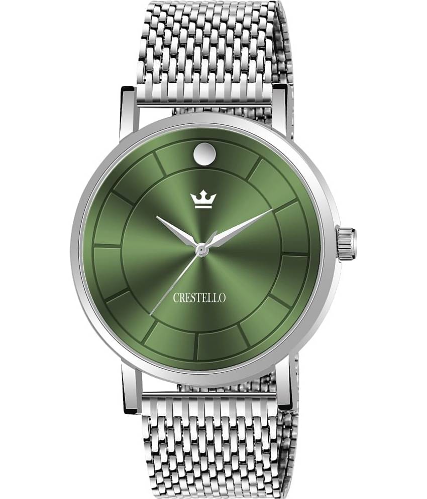 Crestello - Silver Metal Analog Men's Watch
